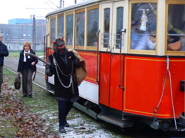 Mikulášská tramvaj DPMB
